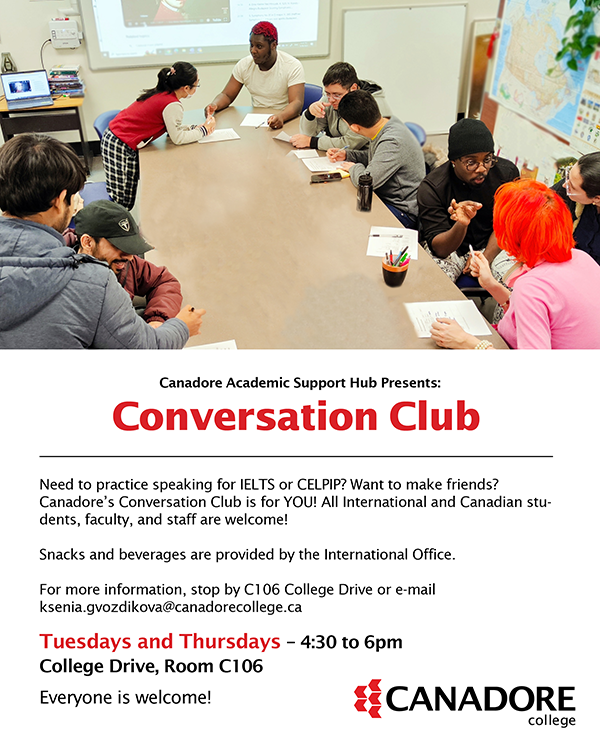 Conversation Club Poster